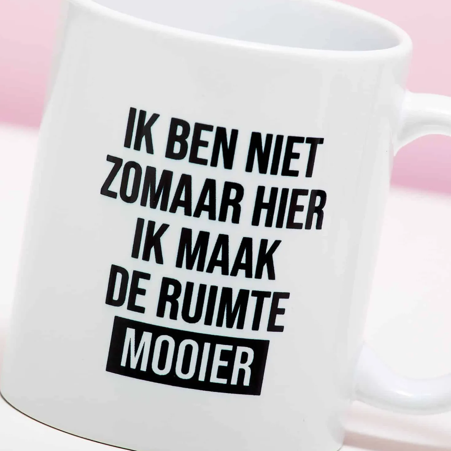 Mok Ik maak de ruimte mooier