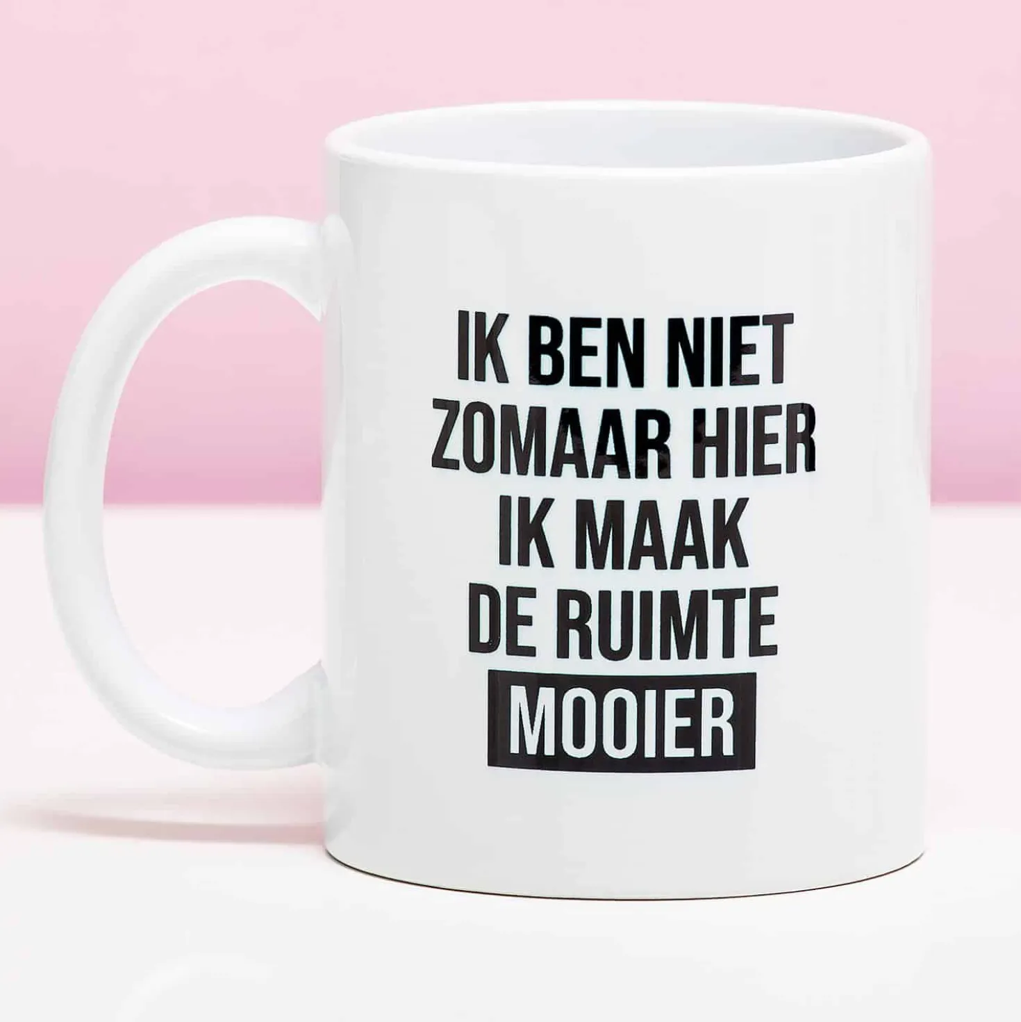 Mok Ik maak de ruimte mooier