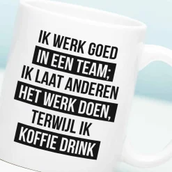Mok Ik werk goed in een team