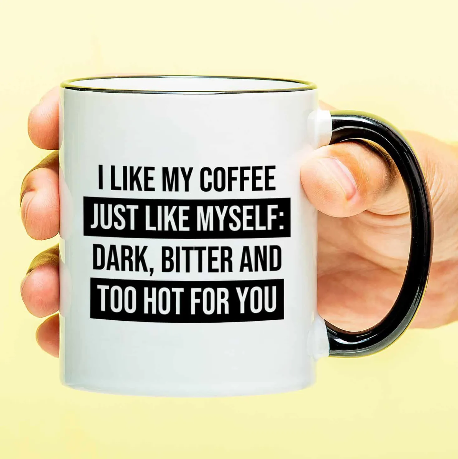 Mok I Like My Coffee Just Like Myself