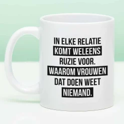 Mok In elke relatie komt ruzie voor