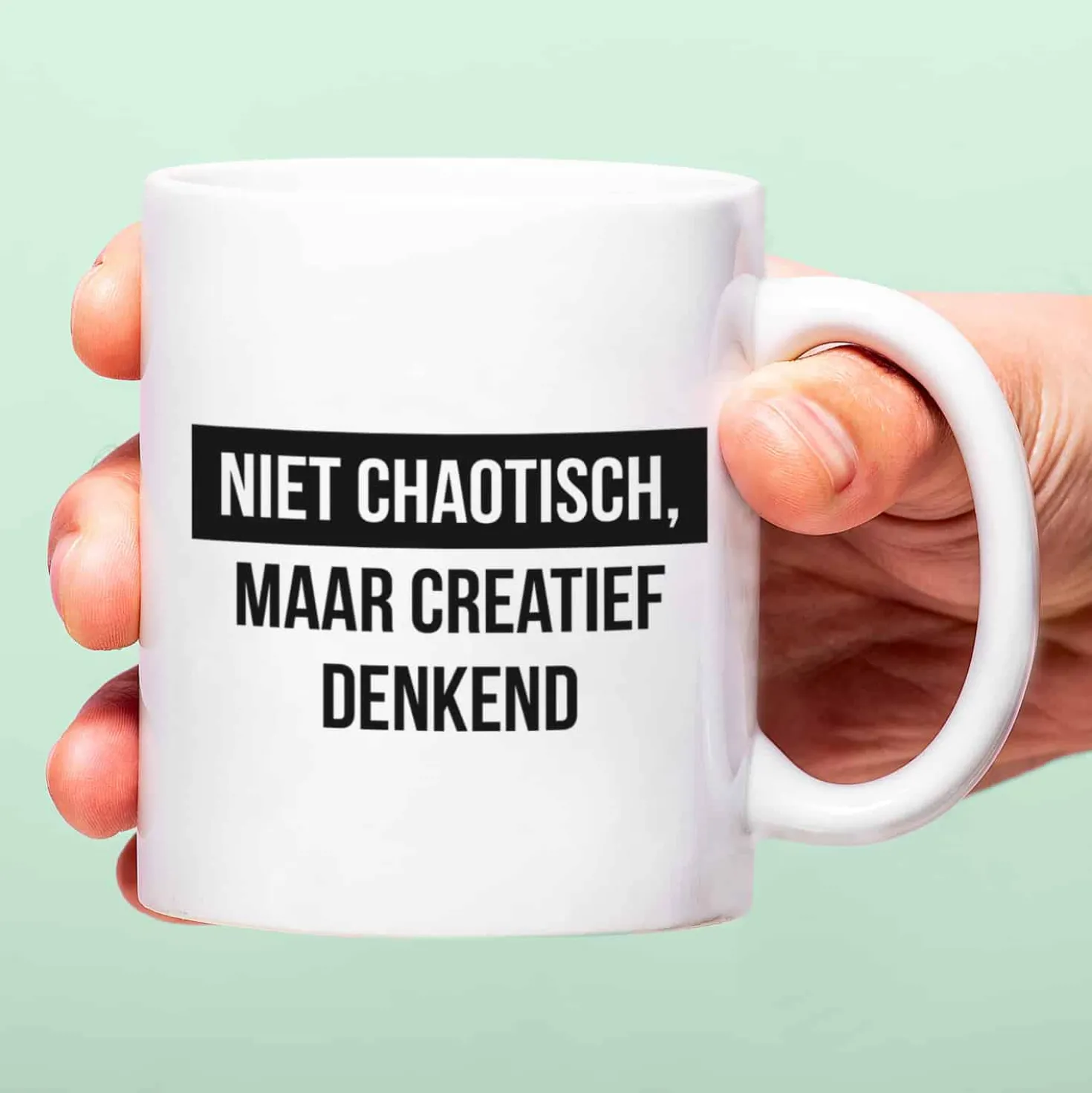 Mok Niet chaotisch, maar creatief denkend