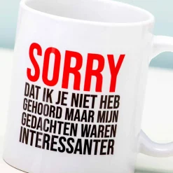 Mok Sorry dat ik je niet heb gehoord