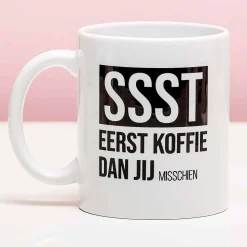 Mok Ssst eerst koffie