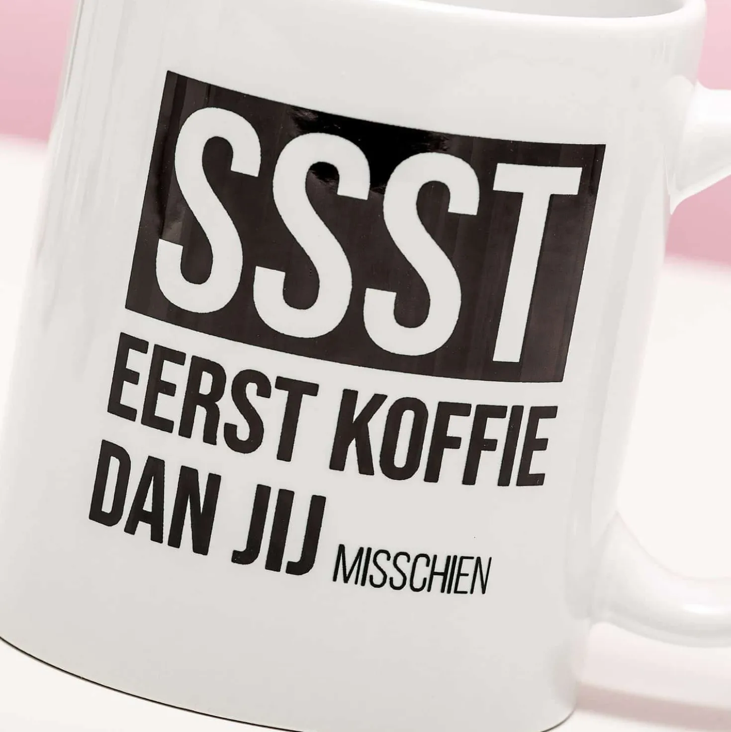 Mok Ssst eerst koffie