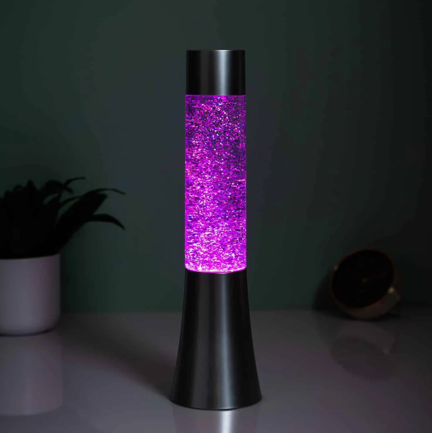 Multicolor glitterlamp