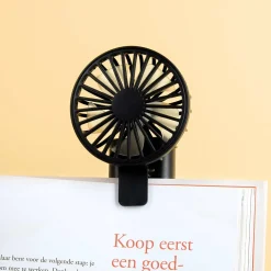 Oplaadbare ventilator met clip