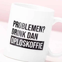 Oploskoffie mok