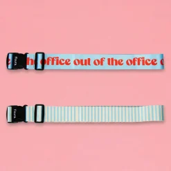 Out of the Office kofferriem (set van 2)
