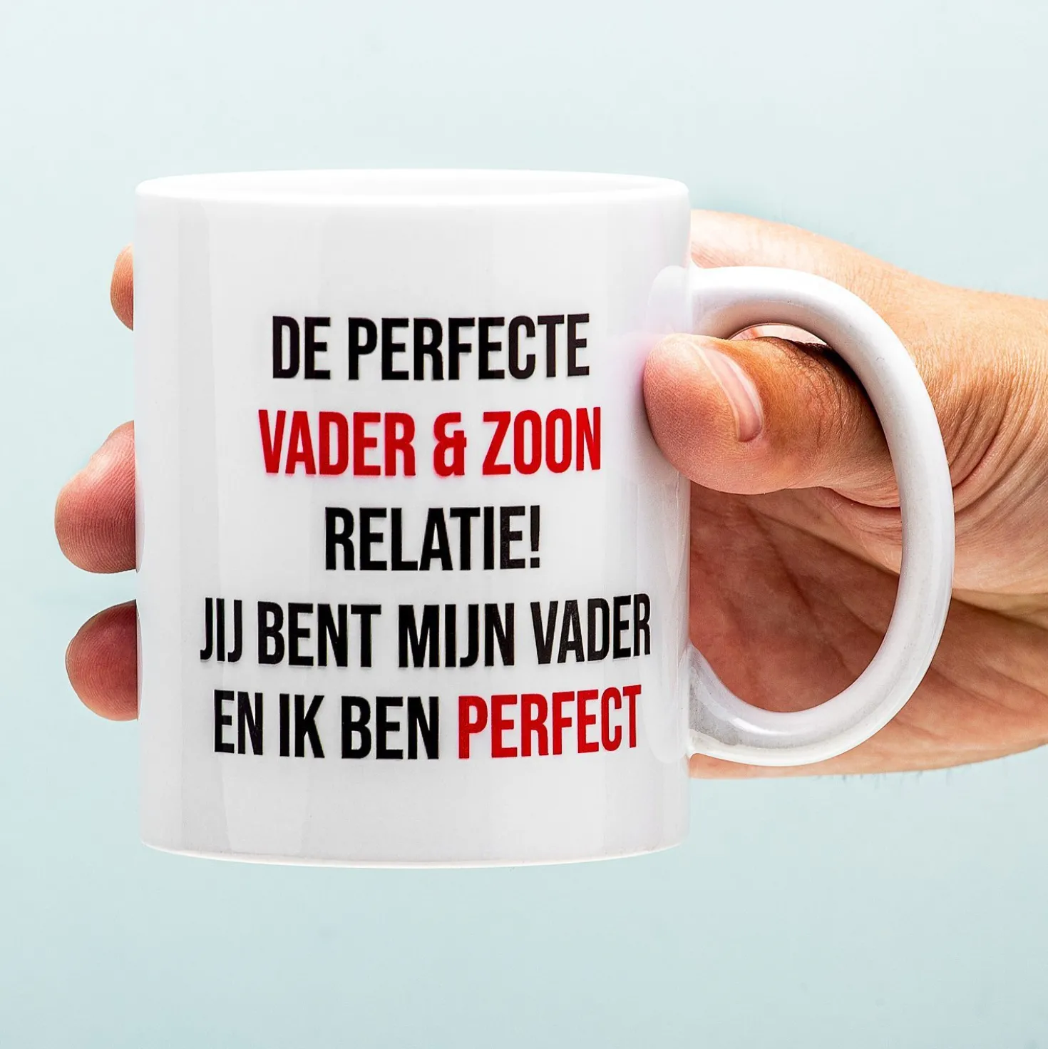 Perfecte Vader En Zoon Relatie Mok
