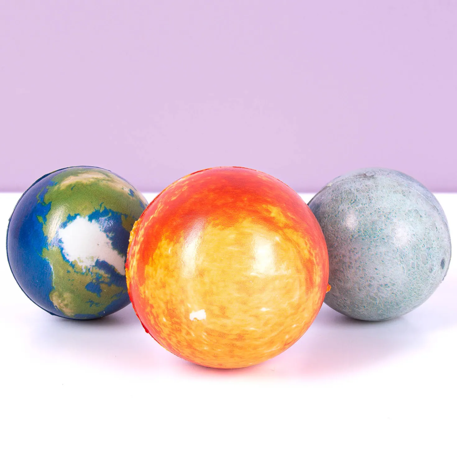 Planeet stressballen (set van 3)
