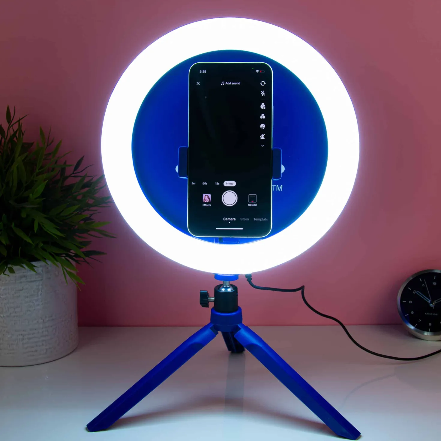 PlayStation Selfie streaming ringlamp