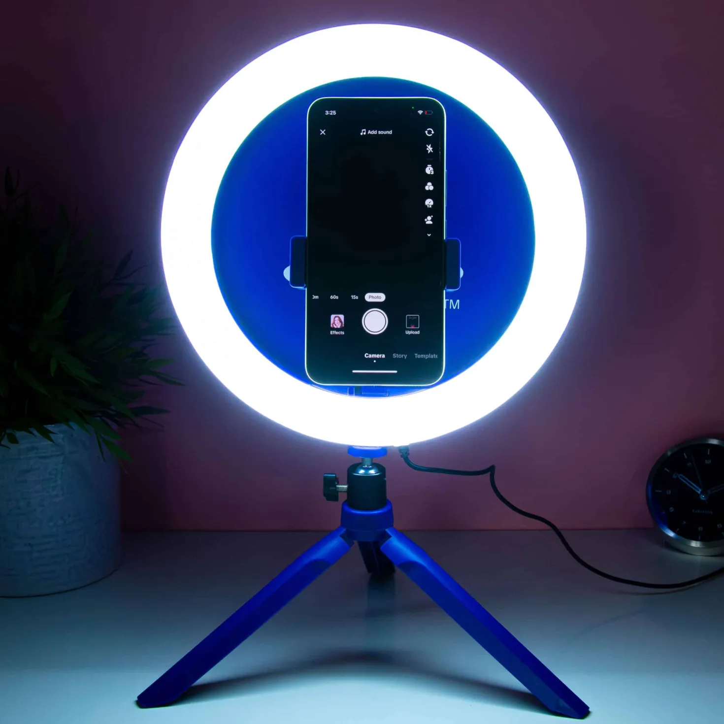 PlayStation Selfie streaming ringlamp