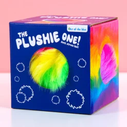 Pluche regenboog stressbal