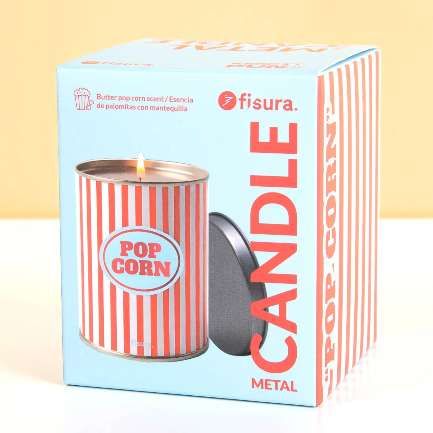 Popcorn geurkaars