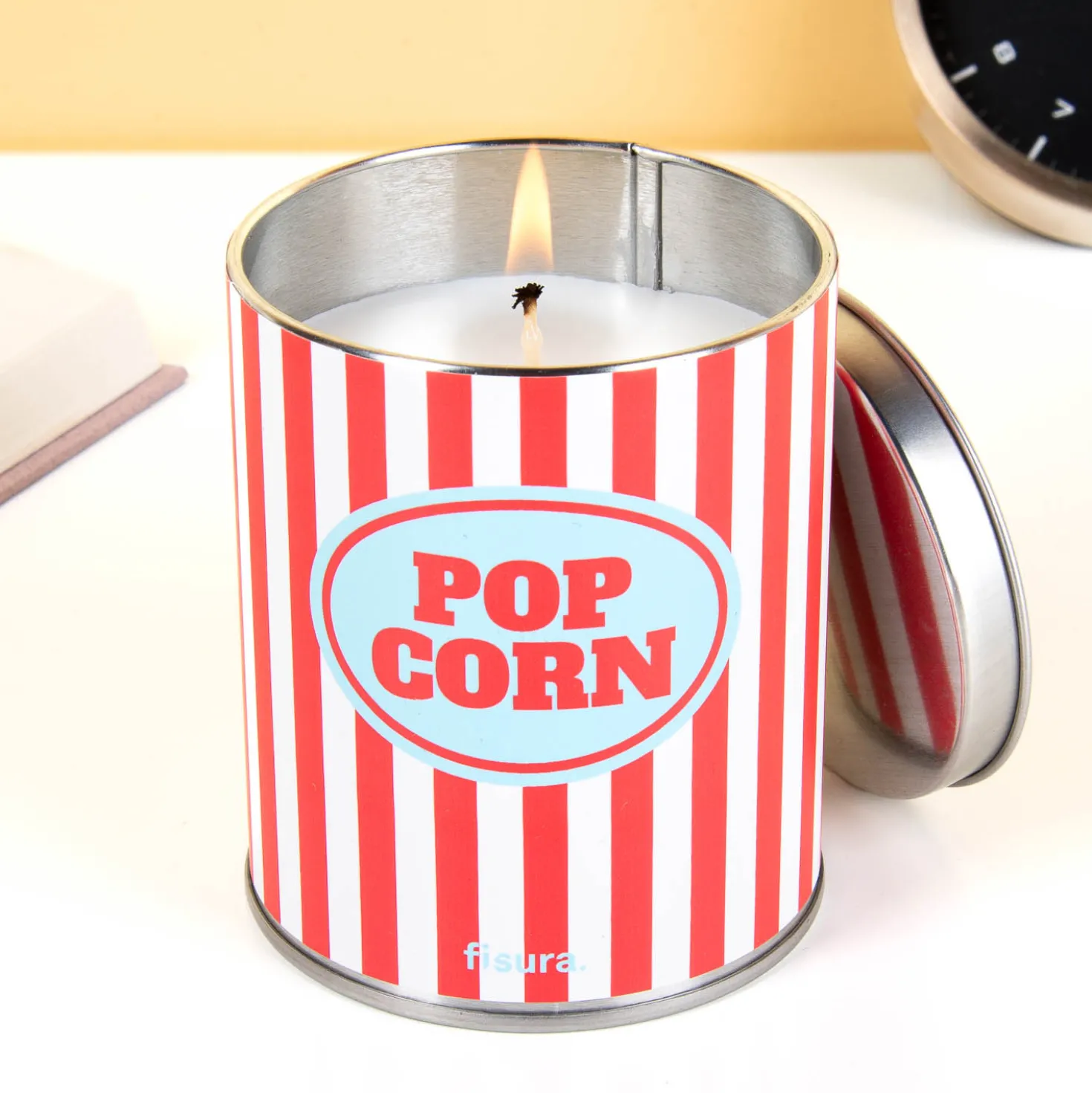 Popcorn geurkaars