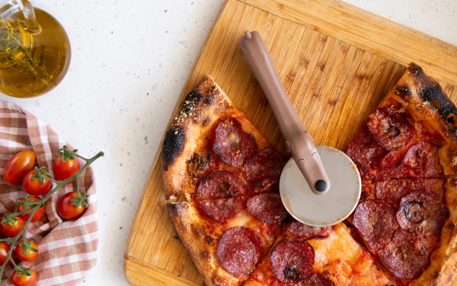 Puperoni pizzasnijder