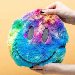 Regenboog smiley warmtekussen