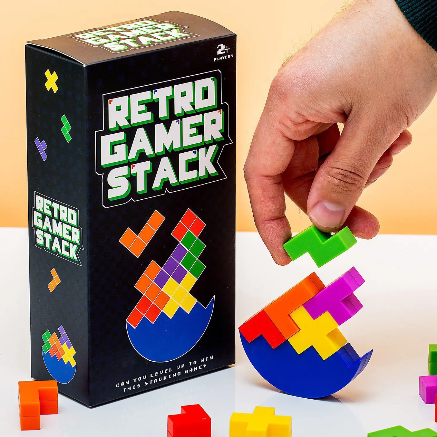 Retro game stapelspel