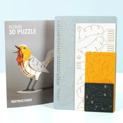 Roodborstje 3D puzzel