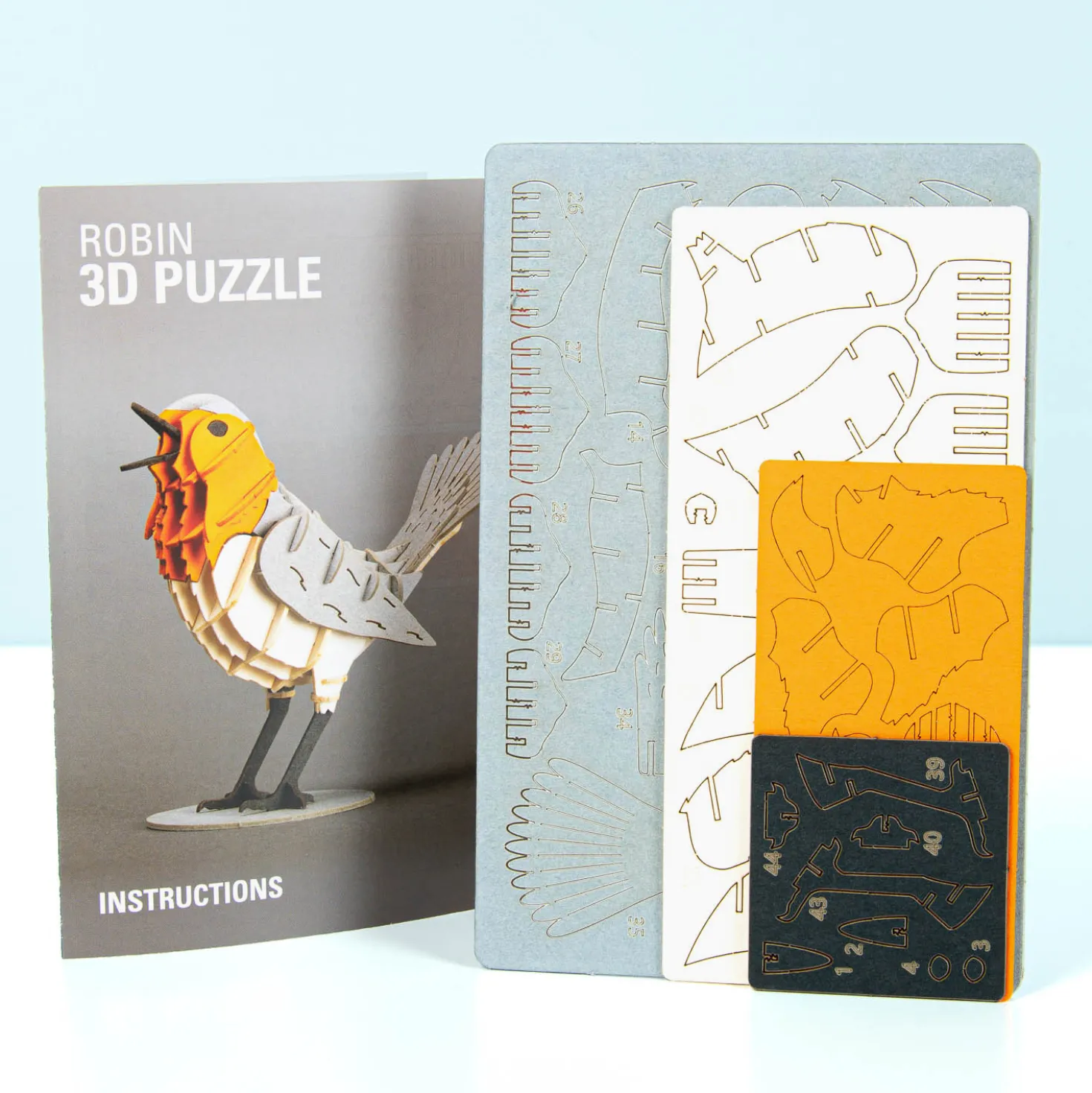 Roodborstje 3D puzzel