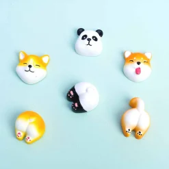 Schattige dierenmagneten (set van 6)
