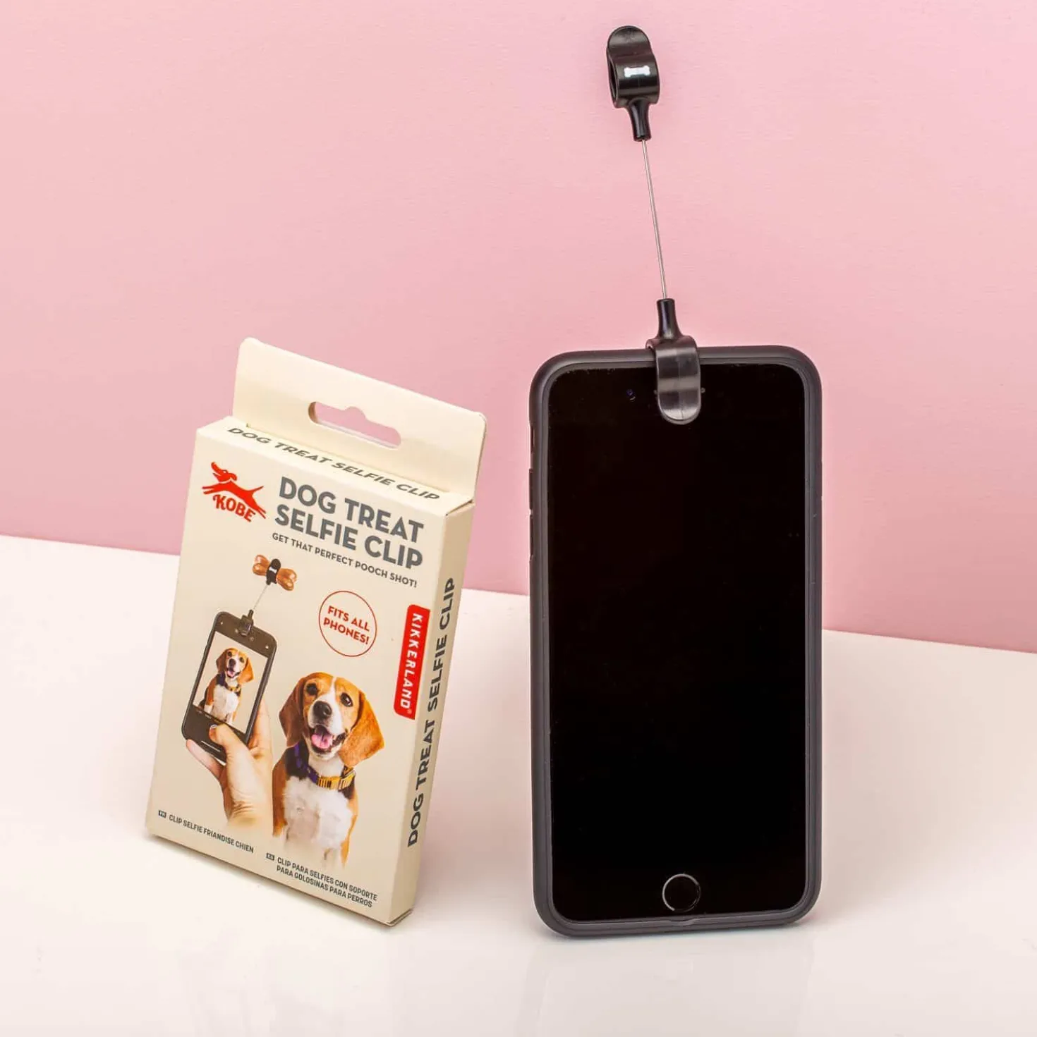 Selfieclip voor hondensnoepjes