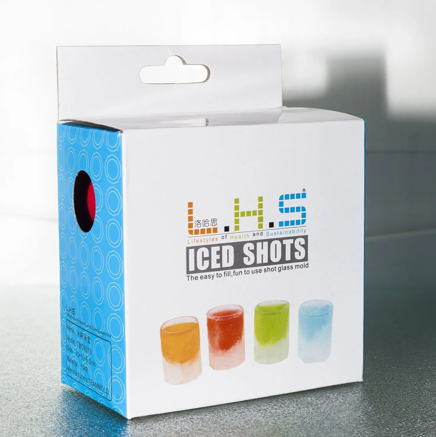 Shotglaasjes van ijs