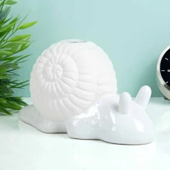 Slak bloempot met zaadjes