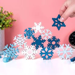 Sneeuwvlokken stapelspel