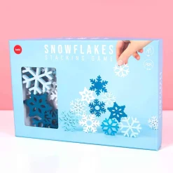 Sneeuwvlokken stapelspel