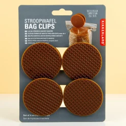 Stroopwafel Bag Clip (Set Van 4)