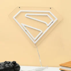 Superman schild neon muurlamp