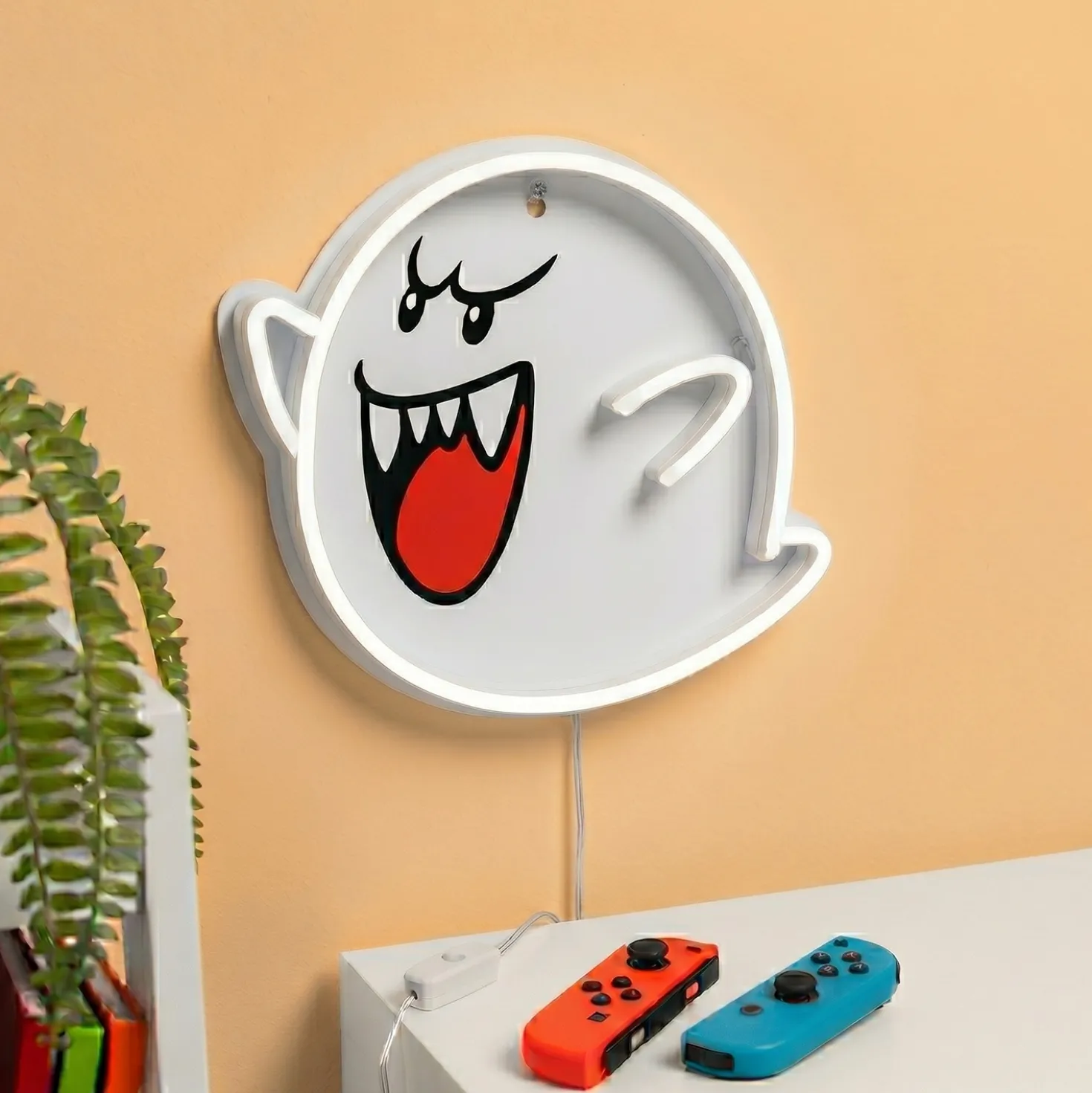 Super Mario Boo neon muurlamp