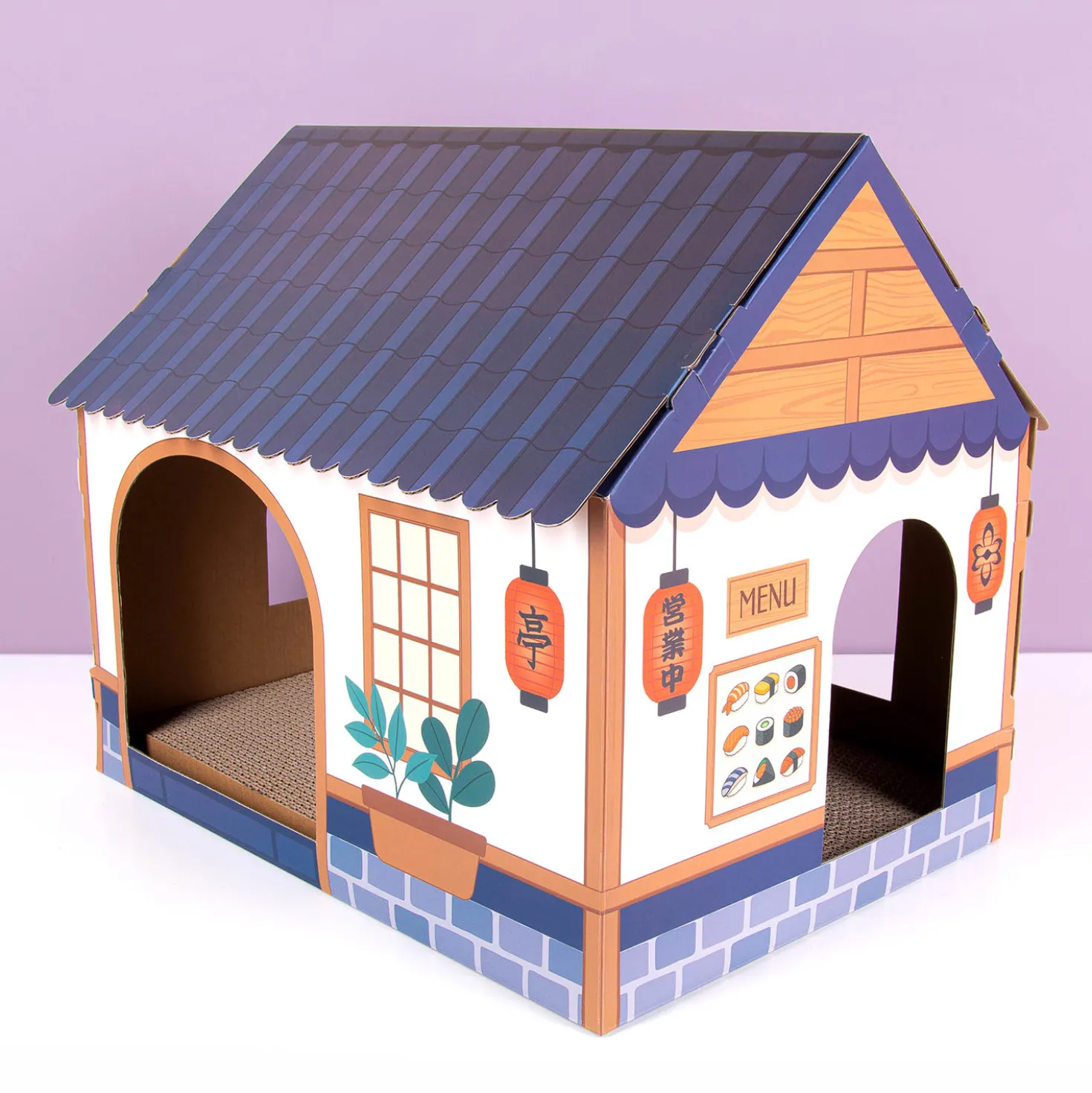 Sushi kattenhuis en krabmeubel