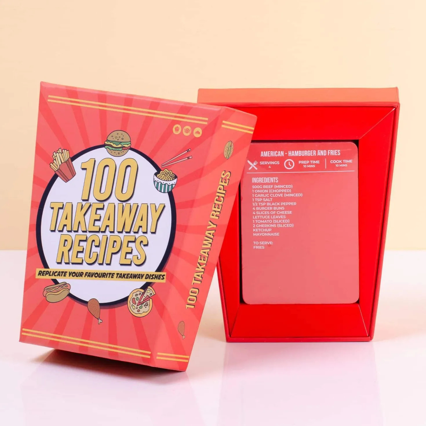 Takeaway receptkaarten