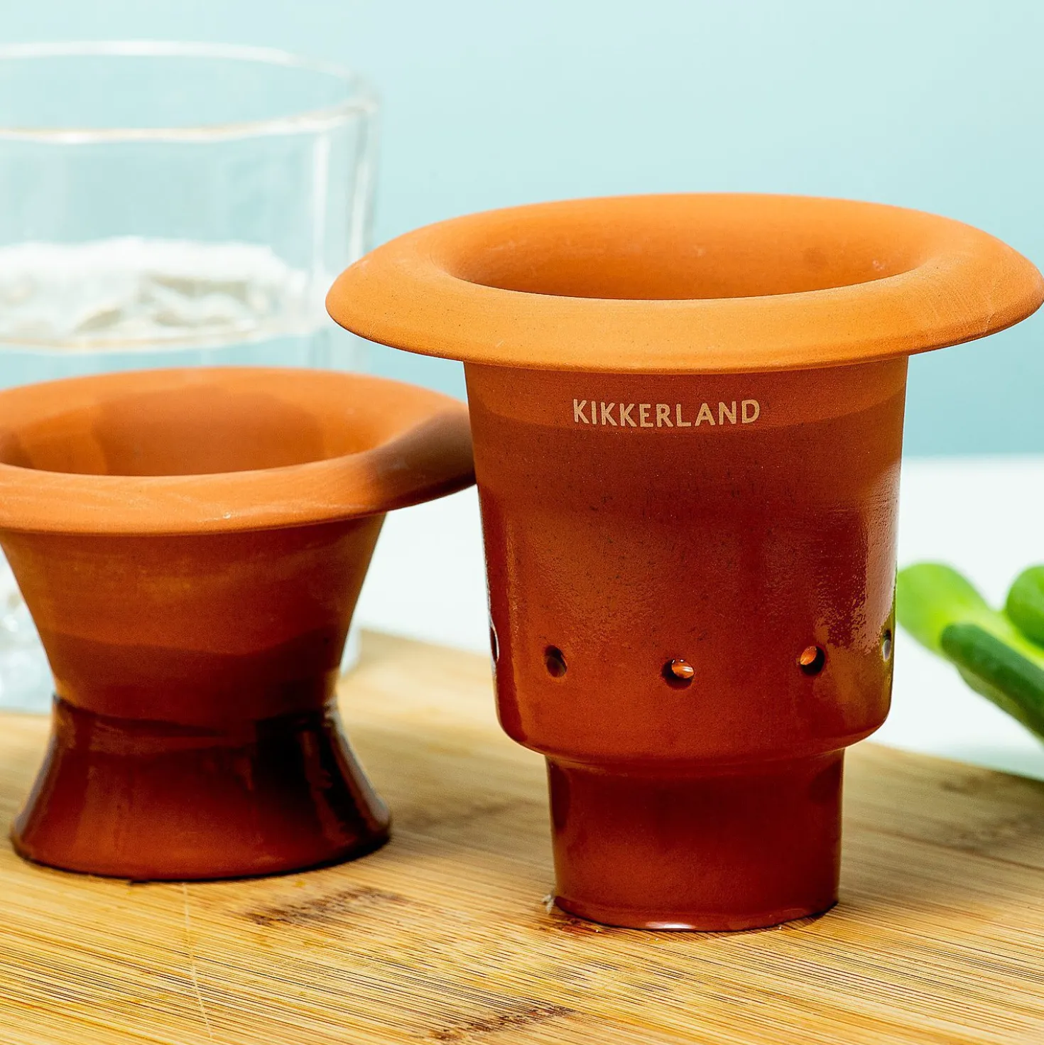 Terracotta regrower voor groenten (set van 2)