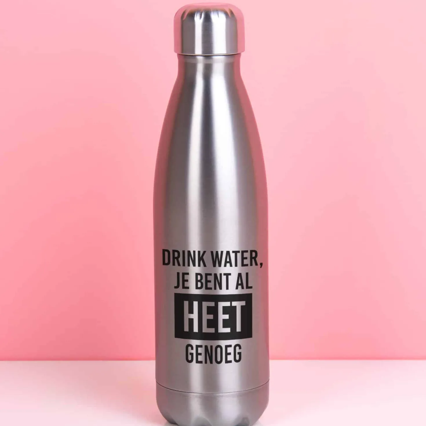 Thermosfles Heet genoeg