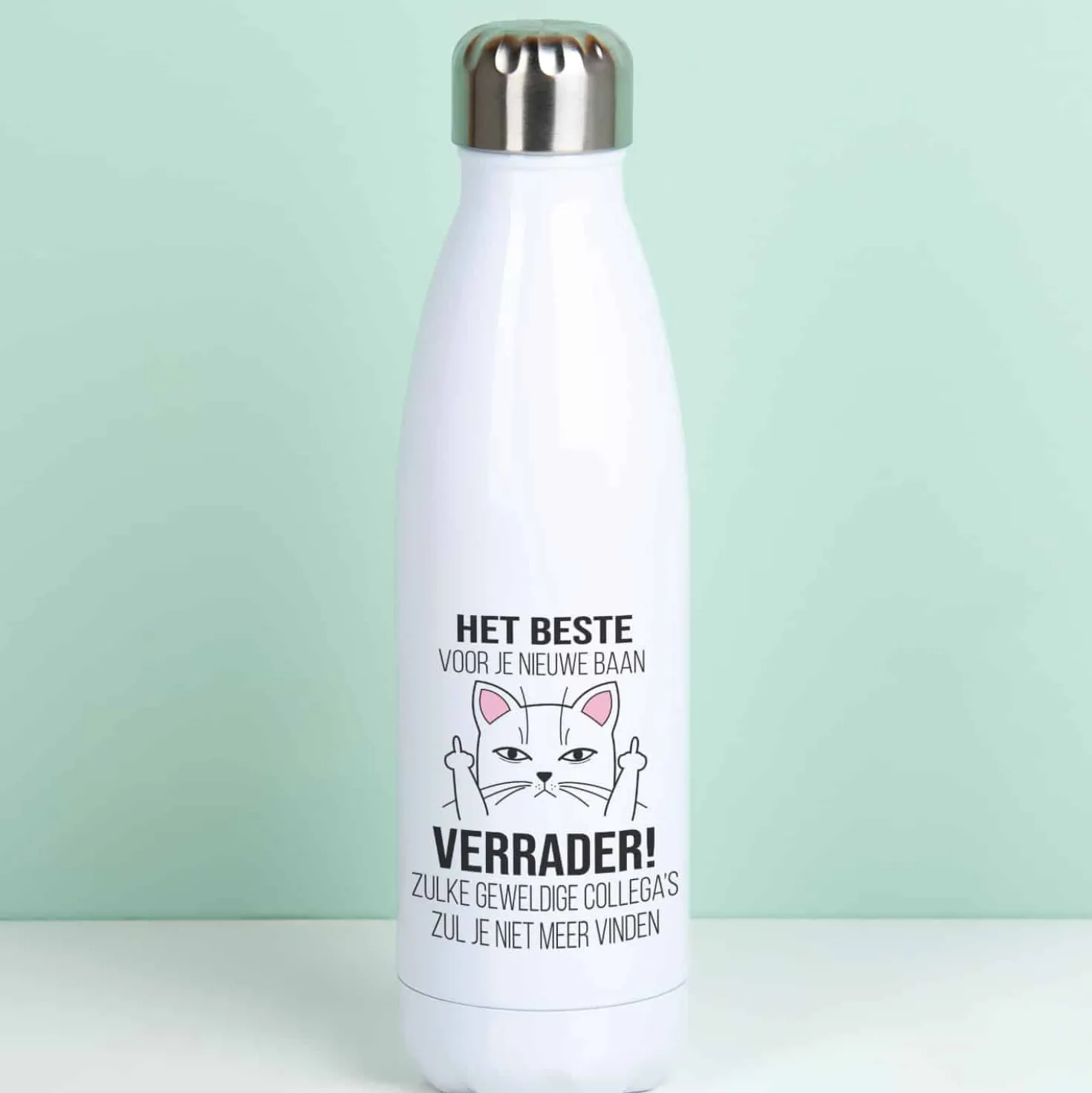 Thermosfles Het beste voor je nieuwe baan