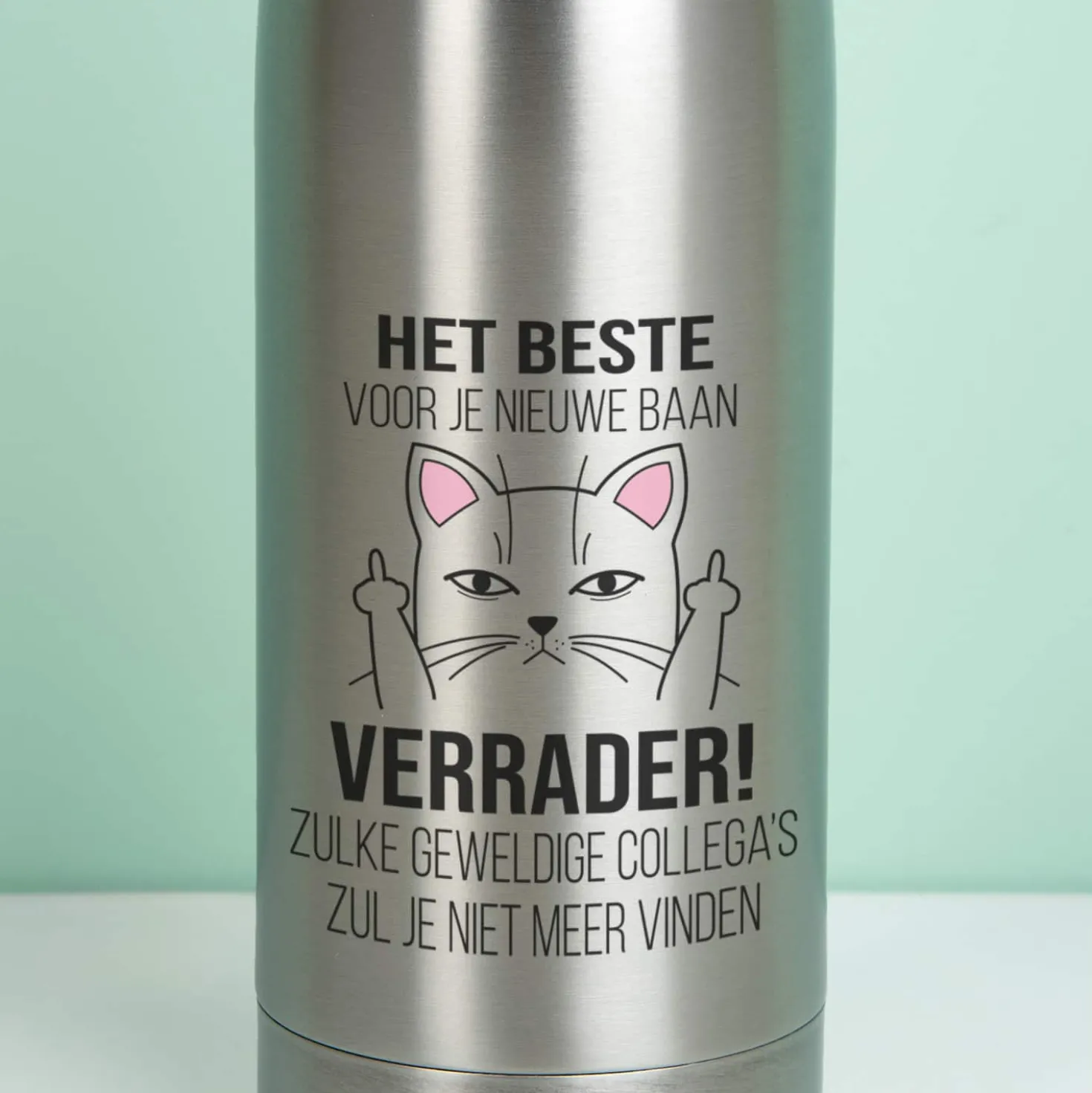Thermosfles Het beste voor je nieuwe baan