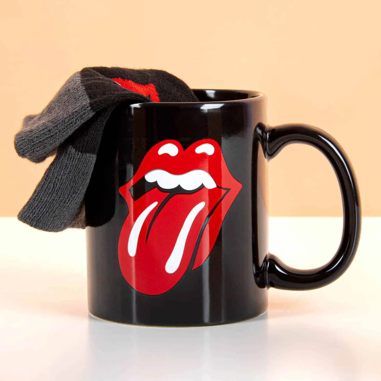 The Rolling Stones mok en sokken cadeauset