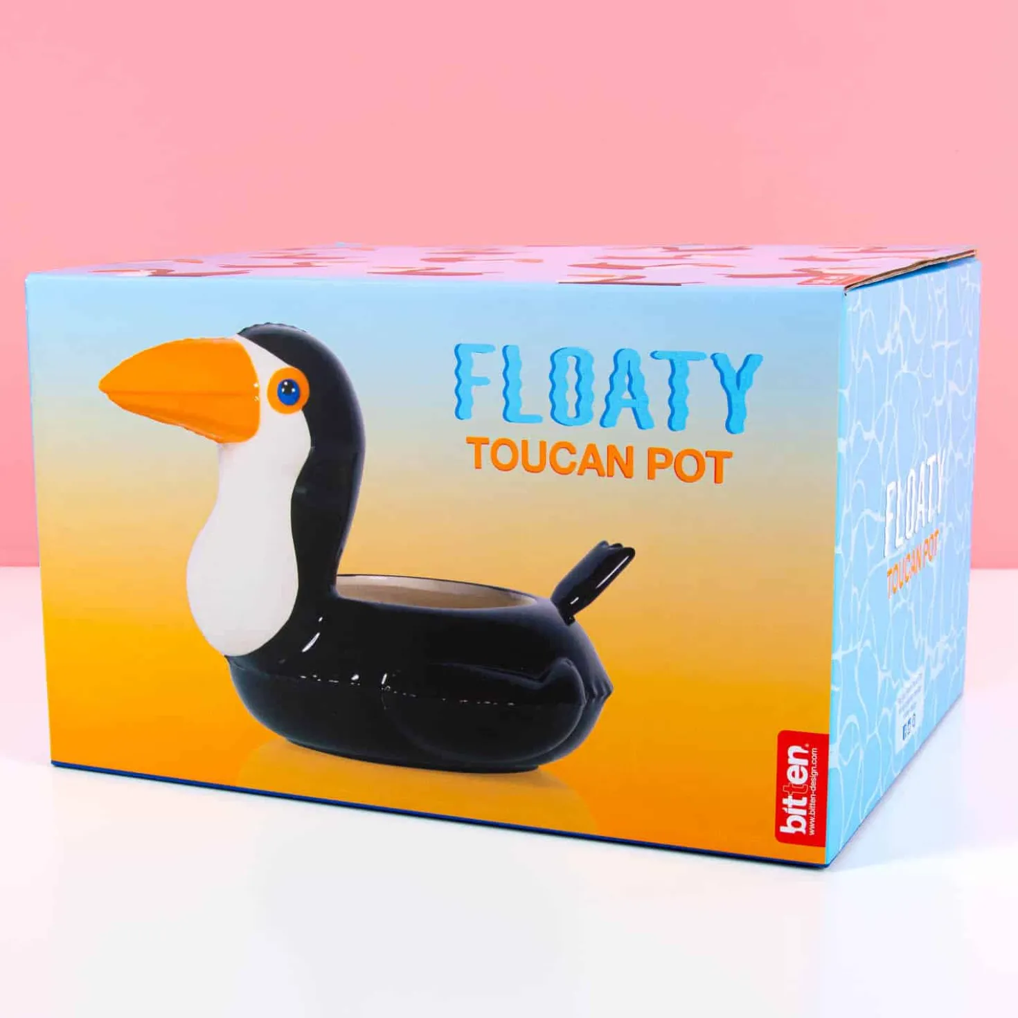 Toekan zwemband potje