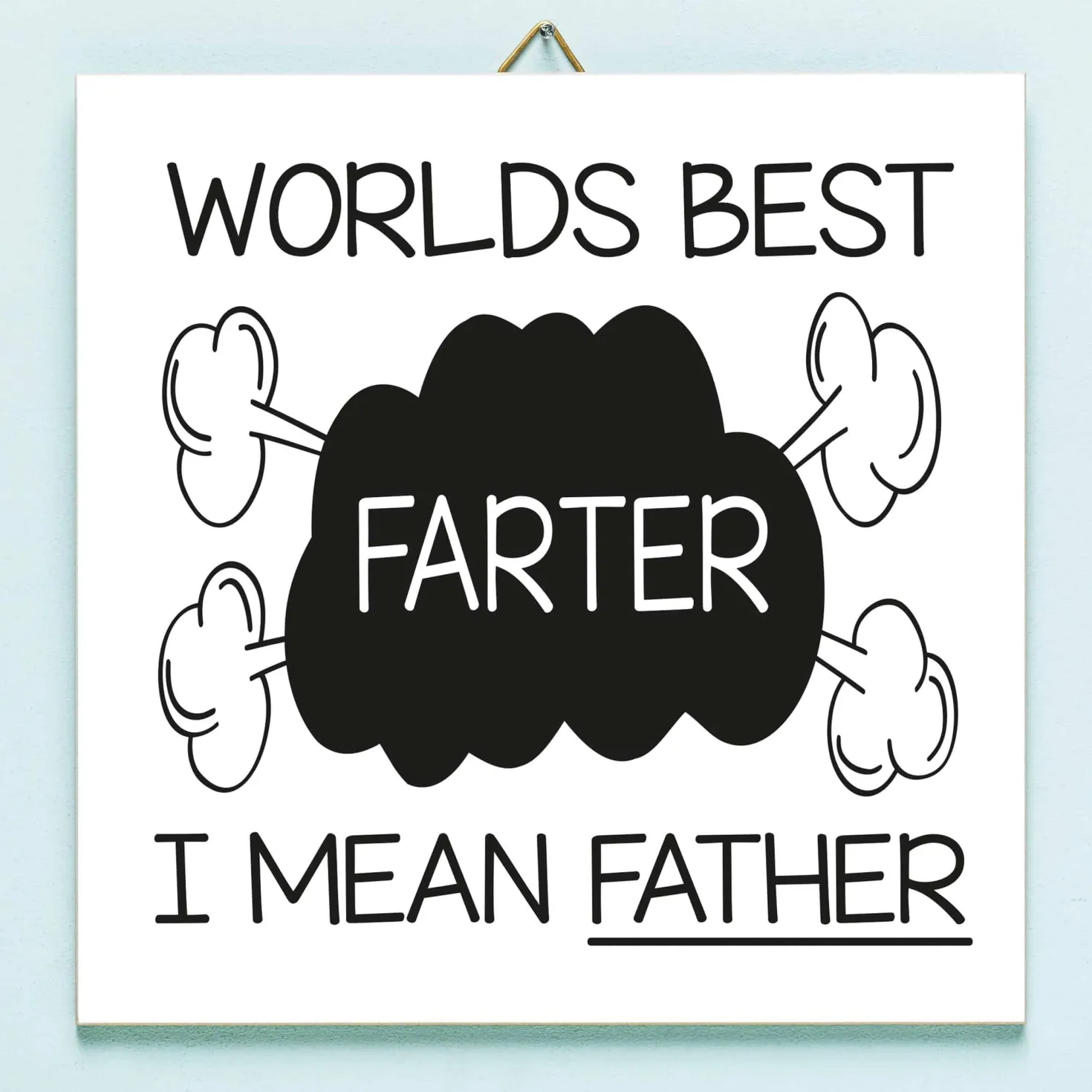 Vaderdag tegeltje World’s Best Farter
