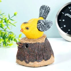 Vogel met geluid en bewegingssensor