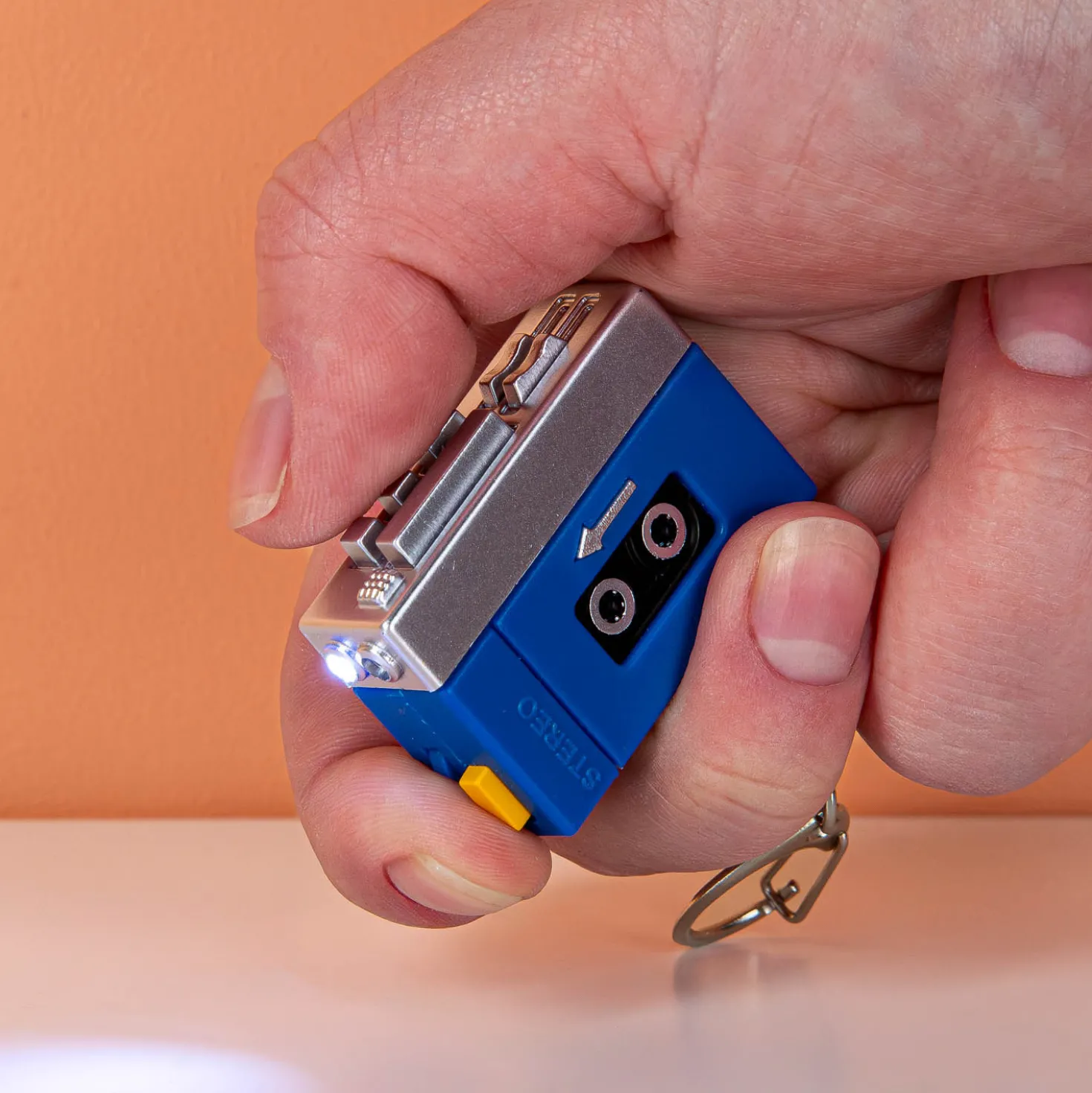 Walkman sleutelhanger met geluid