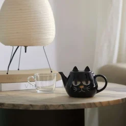 Warmtegevoelige kat theepot