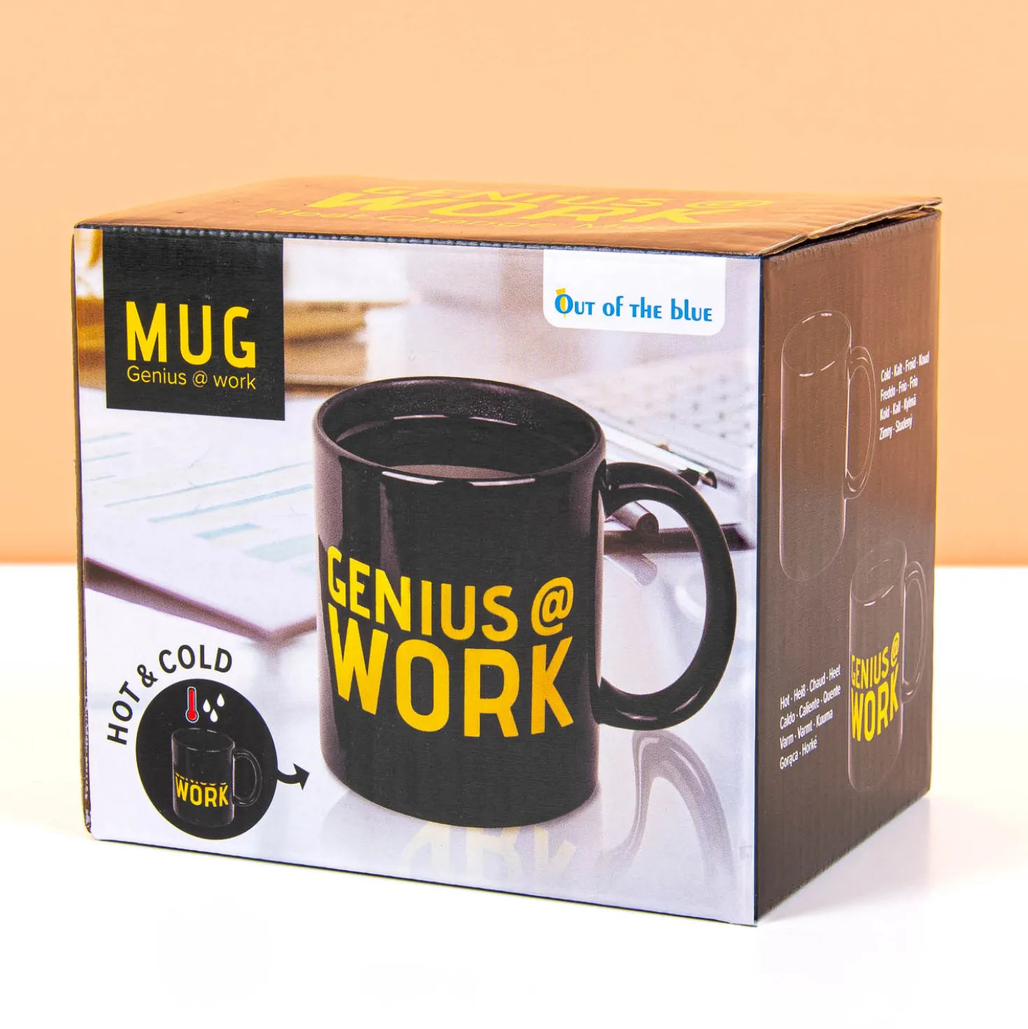 Warmtegevoelige mok Genius @ work