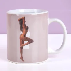 Warmtegevoelige mok met stripper