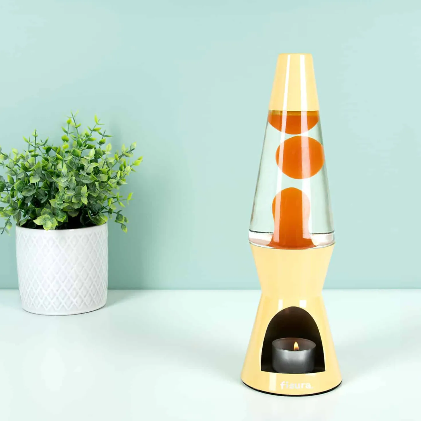Waxinelicht lavalamp