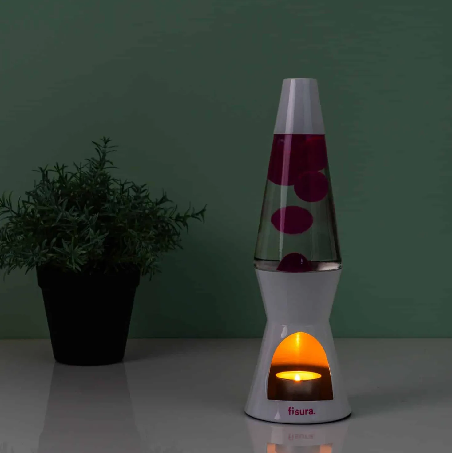 Waxinelicht lavalamp